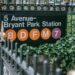 entrance to metro in new york